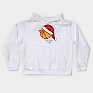 Merry Christmas ballers Kids Hoodie